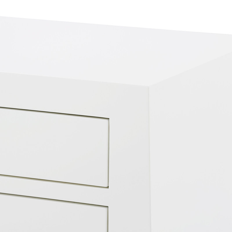 Jacqui End Table, White