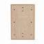 Meuble-lavabo double 18,50 po avec plateau en bois manufacturé Bakary-48485382
