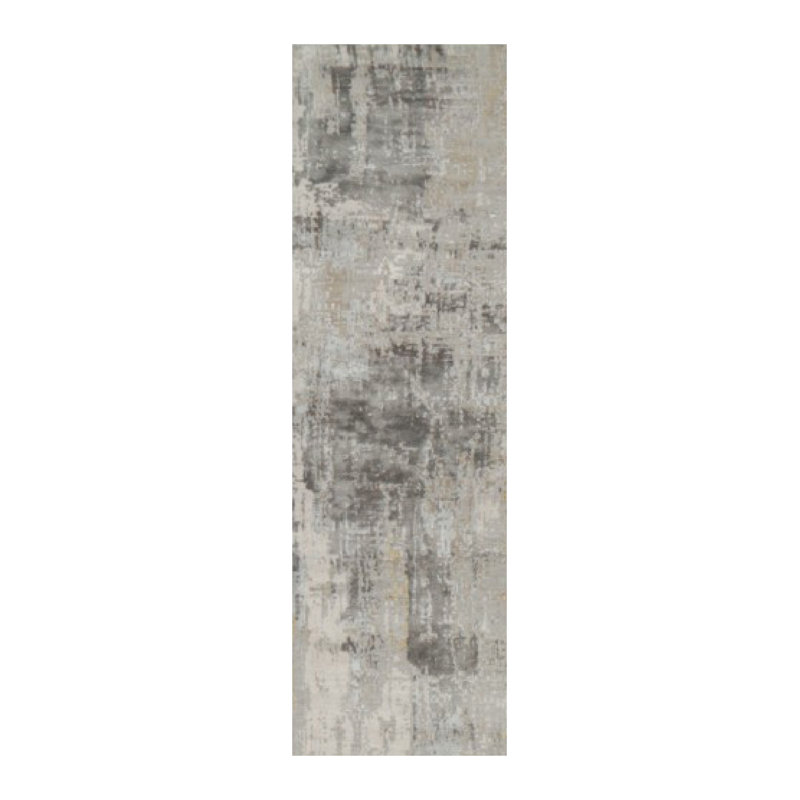Modern One-of-a-Kind 3x20 Hand Knotted Area Rug