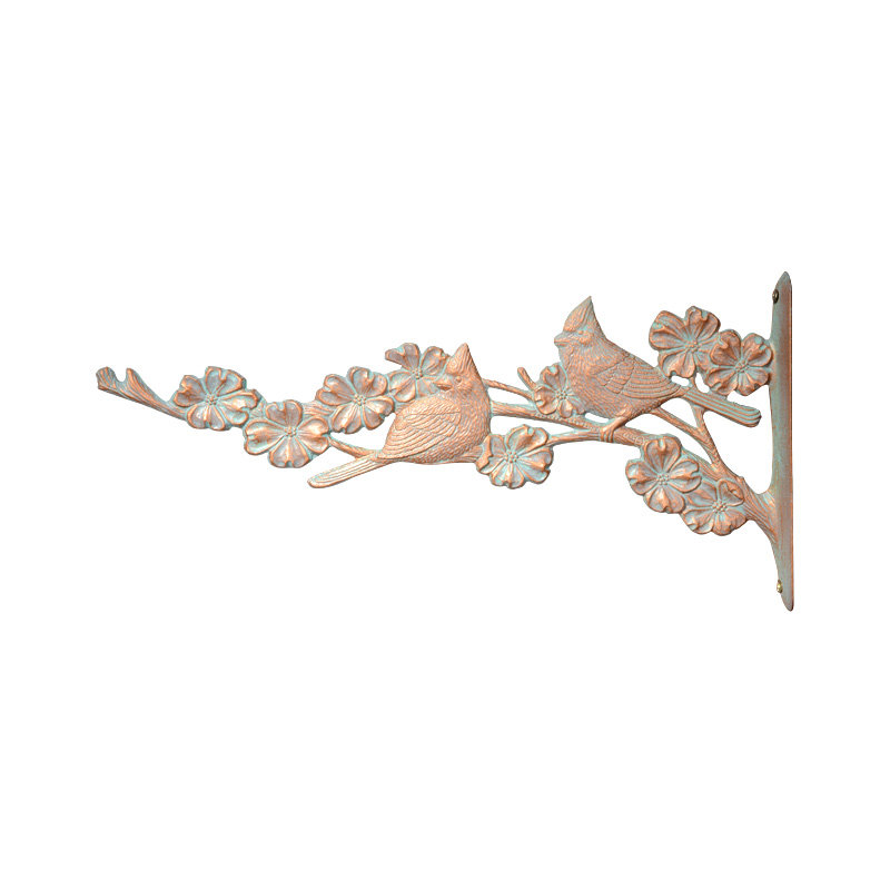 Cardinal Nature Bracket, French Bronze