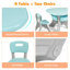 Ensemble de table carrée et de chaises pour enfants Ramiro-1376789065