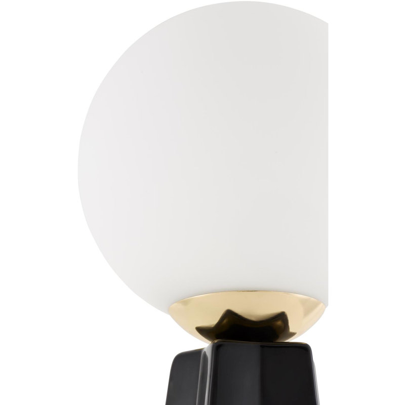Lampe de table Fordbridge, Noir, noir, noir, noir