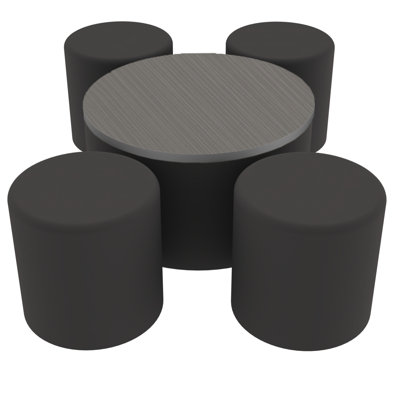 Ensemble de repose-pieds rond avec siège rond 12 po Pro Series Pro-Erase