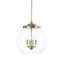 Lustre sphérique unique à 4 lumières Mid-Century-1356410887