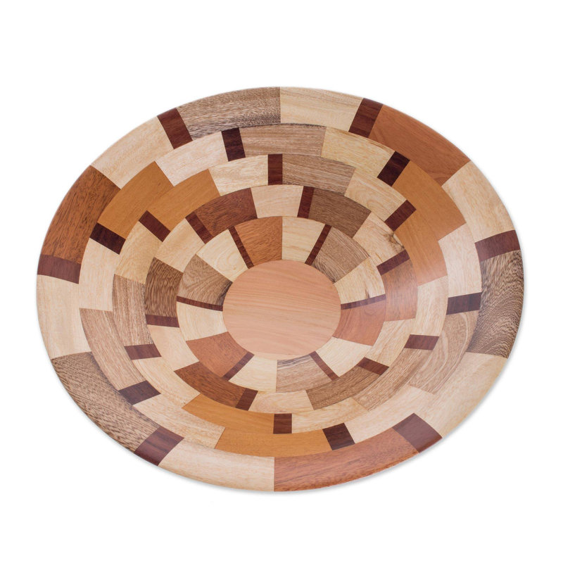 Grahm Wood Serving Bowl