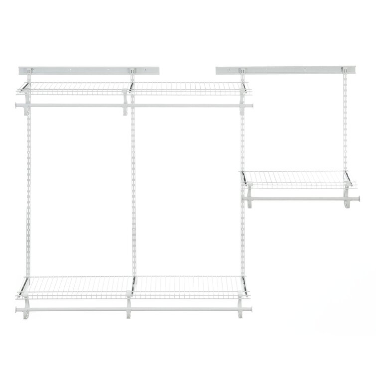 ClosetMaid ShelfTrack 72 in. W White Reach-In Wall Mount 3-Shelf