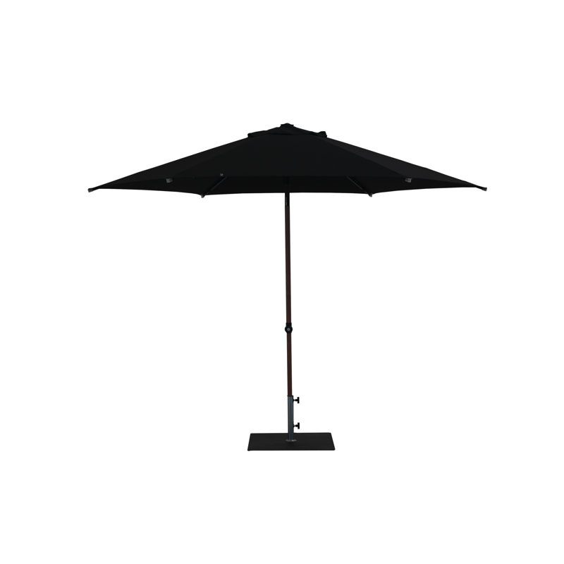 Aolaith 300cm Market Parasol, Black
