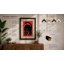 Silhouette Cat Mid-Century - Framed Print-1606445102-1606445091