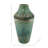 Modern Metal Aluminum Vase with Geometric Design