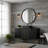 48" Bathroom Vanity with Black Rectangular Cermaic Basin