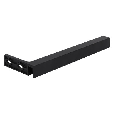 Left Side Black L-Shaped Mounting Bracket