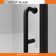 29-32" W  x 72" H Framed Rectangle Reversible Shower Door with Tempered Glass