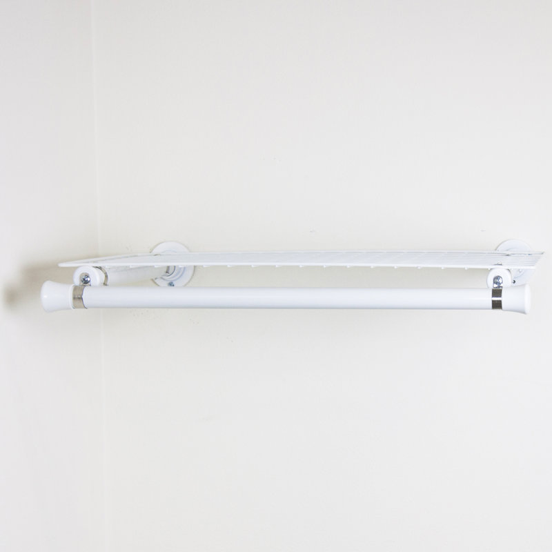 Metal Closet Shelves, White