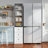 70.87" H Tall Bathroom Storage Cabinet With 1 Glass Door And 3 Drawer, Narrow Storage Unit, Floor Cabinet For Bathroom, Living Room, Entryway, Kitchen