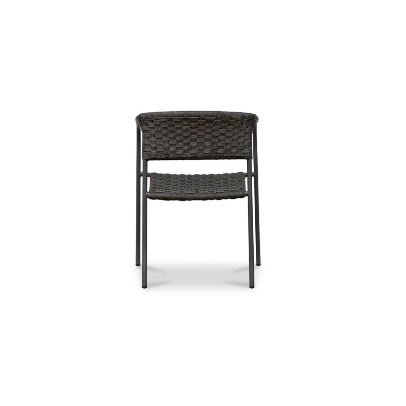 Outdoor Dining Armchair, Brown, Brown