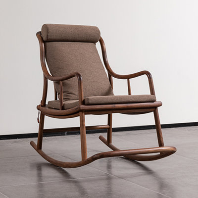 Solid Wood Lazy Home Leisure Rocking Chair Solid Wood Rocking Chair