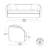 Assel 85'' kidney-shaped Cloud-Curve Upholstered Sofa-119979930