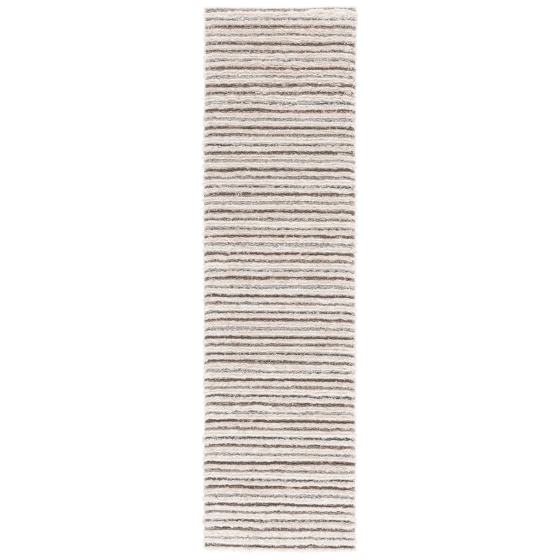 Cezalina Shag 900 Performance Striped Rug, Runner 2'3" x 8'