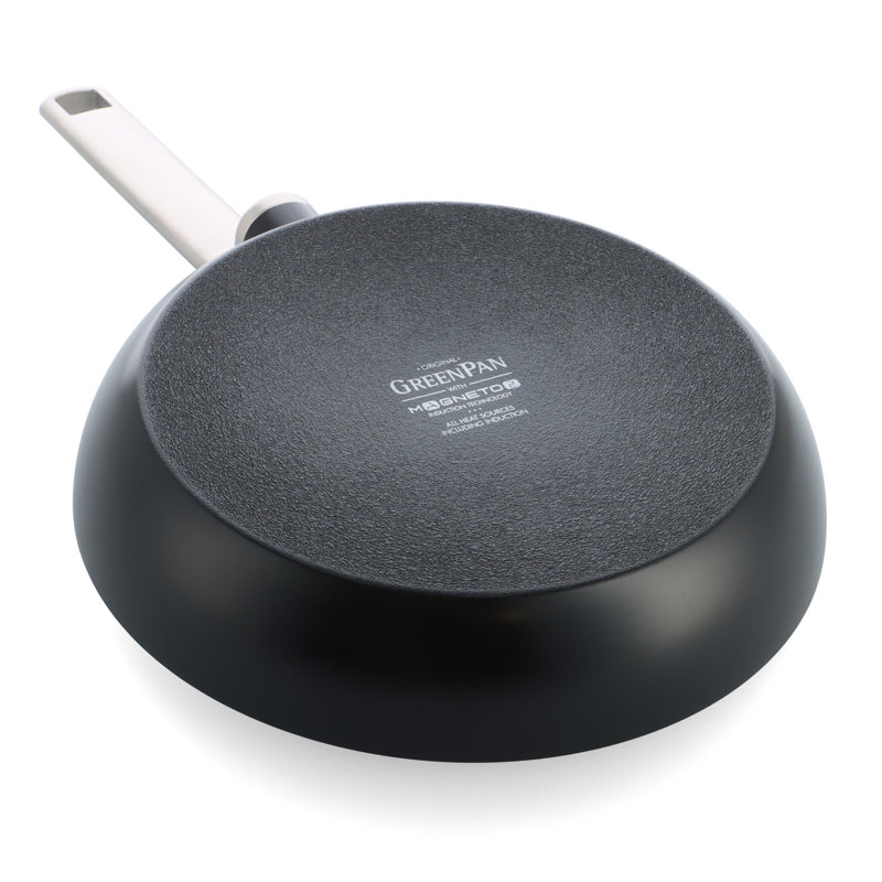 Greenpan Evolution Frypan 24cm - Black, Black/Silver, 11cm H x 52cm L x 30cm W
