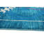 Tapis turquoise en laine noué à la main Deluna-130805680