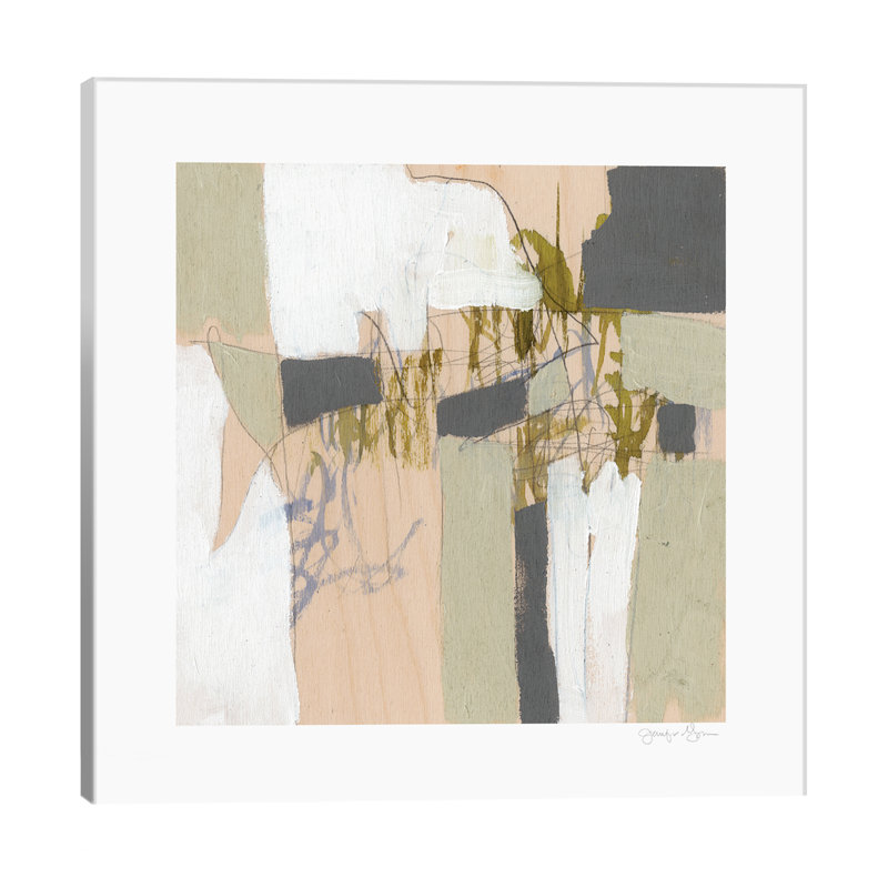 Warm Neutrals II by Jennifer Goldberger - Painting on Canvas, 93.98 cm H x 93.98 cm W x 3.175 cm D