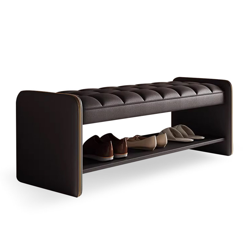 Banc rembourré, Noir