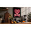 Flamingos in Love Modern - Framed Print-53452026-53452027