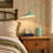 1-Light Dimmable Green Table Lamp