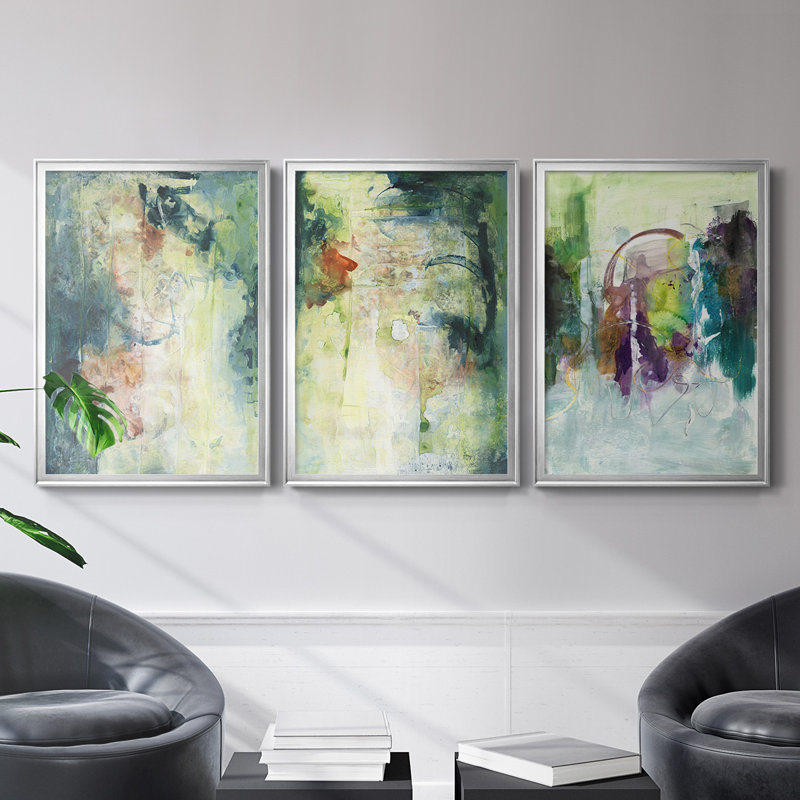 Nature's Elements I - Toile encadrée de qualité supérieure - prête à être accrochée, H 36,5 po x l 53 po x P 2,5 po