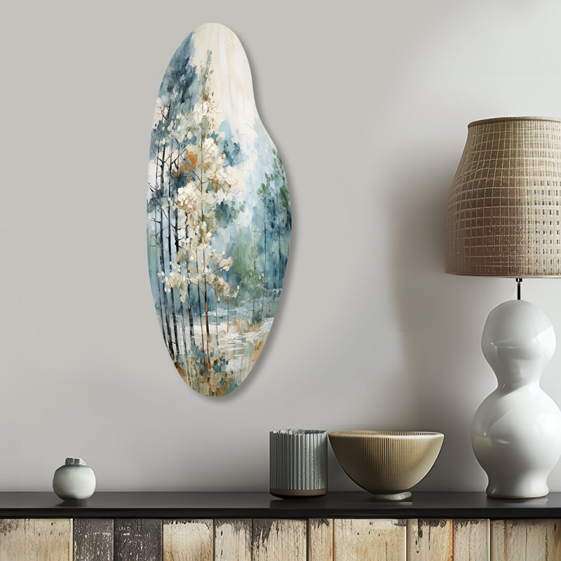 Décoration murale haliee pin enchanté forêt enchantée II, H 30 po x l 11 po