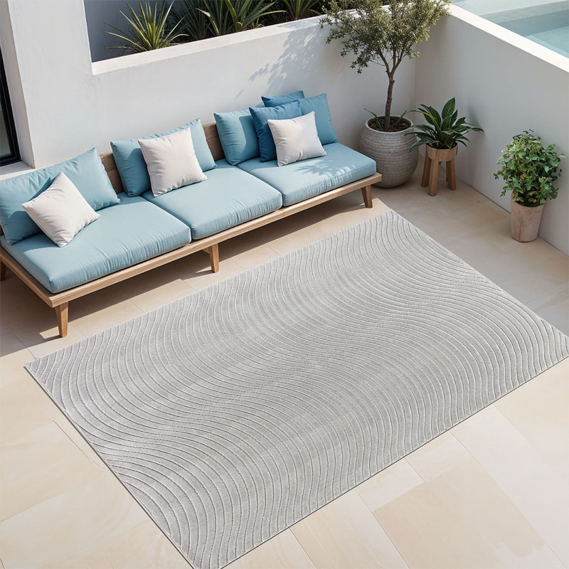 Beyanka Abstract Machine Tufted Area Rug, Rectangle 80 x 150 cm