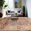 Tapis oriental brun en laine noué à la main 8 pi x 10 pi brun / moutarde / rouille / brun clair-101878768