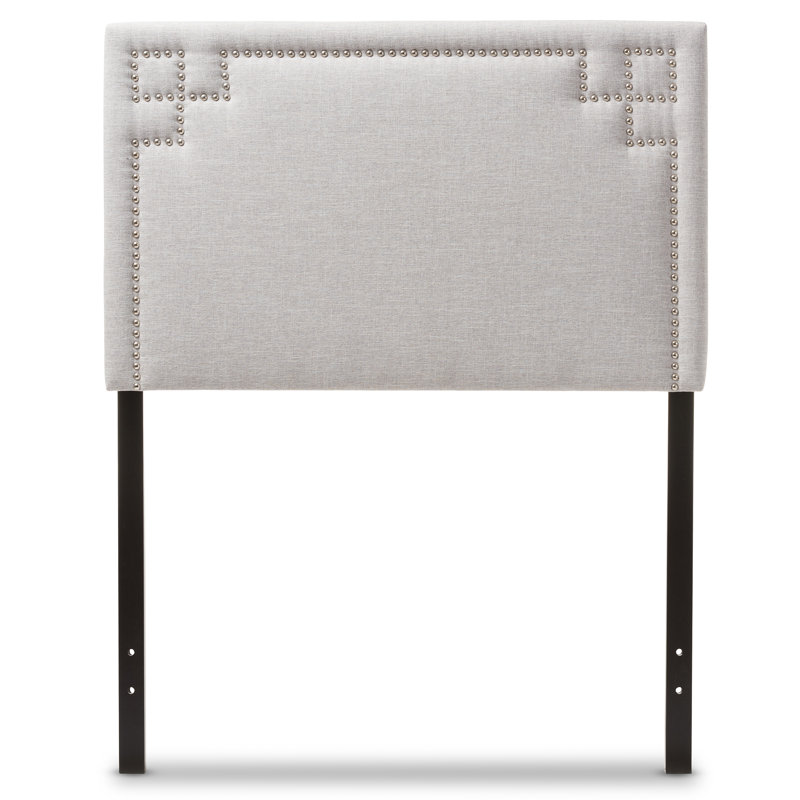 Upholstered Panel Headboard, Grayish Beige