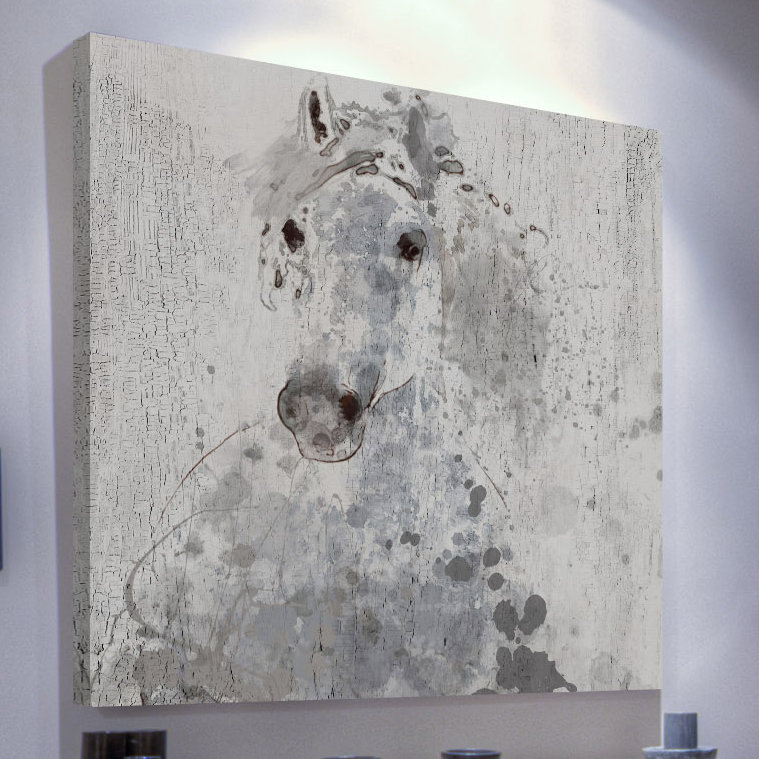 « silver soleil » par irena orlov, reproduction d’art sur toile tendue, H 32 po x l 32 po x P 1,5 po