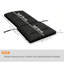 Coussin de chaise d'extérieur avec attaches de dossier Adirondack, noir