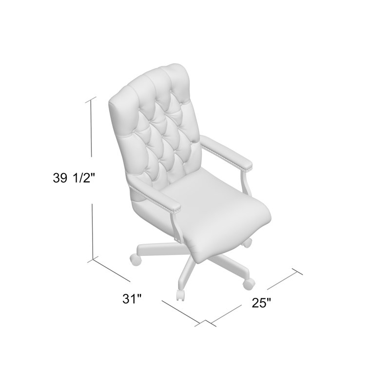 Stanford Swivel Executive Chair, Straw (3162 08), Montego Bay, Pewter