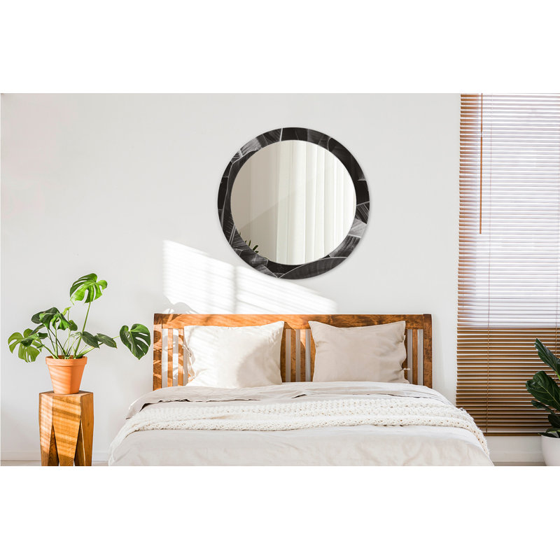 Huldar Glass Flat Wall Mirror
