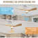 132cm 3 - Blade Classic Propeller Ceiling Fan With Remote Control And Led Light Kit Included