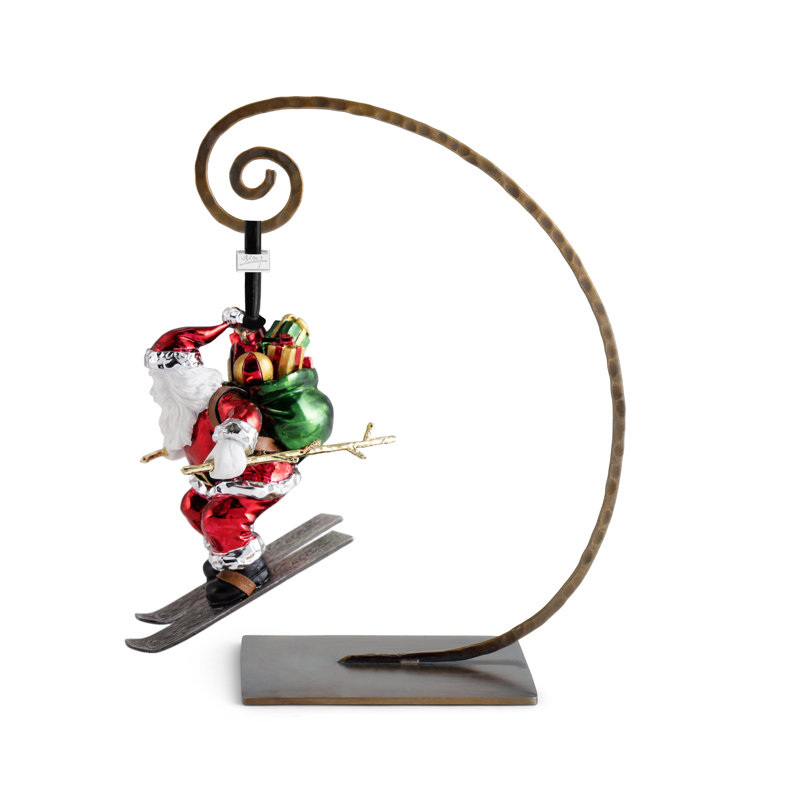 5'' Handmade Metal Christmas Hanging Figurine Ornament