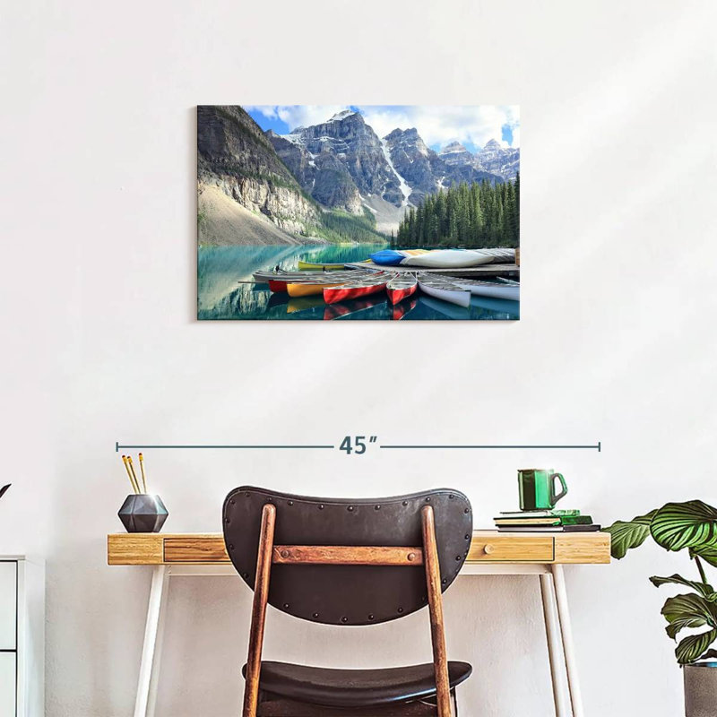 Mehar Moraine Lake Canoes, H 20 po x l 30 po