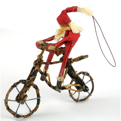 5'' Handmade Fabric Hanging Figurine Ornament