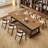 Brown Rectangular Solid Wood desk-108071154