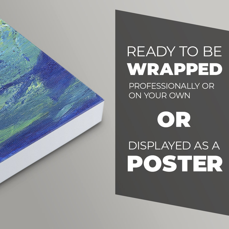 GeometricInCoolI -Canvas Print Only - NOT FRAMED