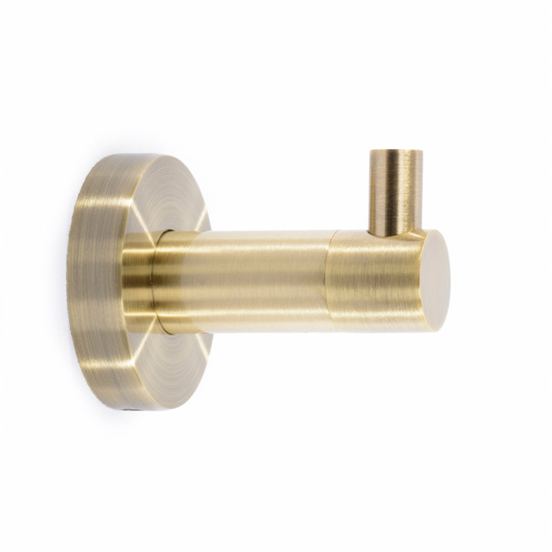 Venezia Wall Mounted Toilet Paper Holder and Robe Hook Set, Bronze