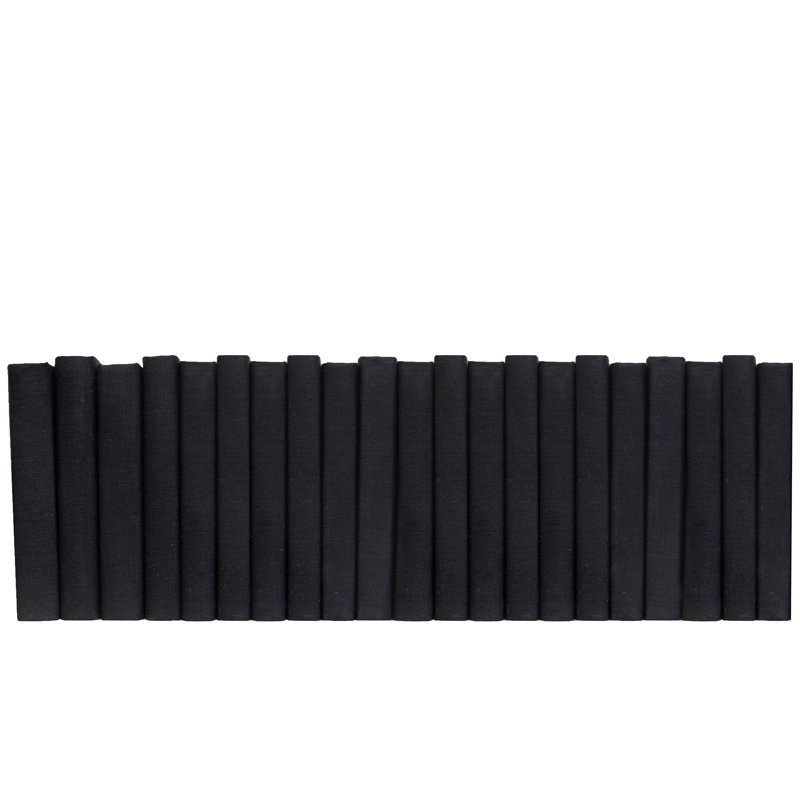 Livres décoratifs - livres en lin onyx - livres noirs au pied