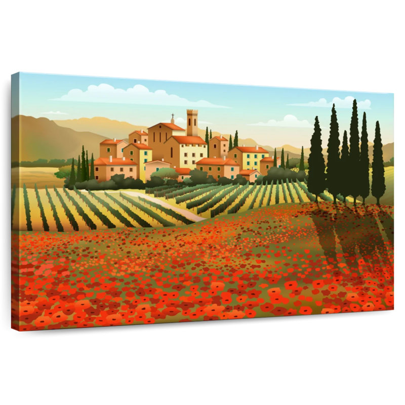 Ravi Tuscan Summer Day, 34" H x 51" W