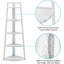 Tablette d'angle de 70,07 po de hauteur-2143680281
