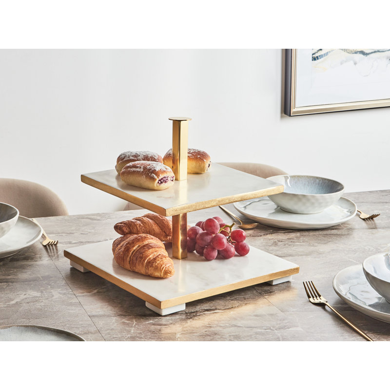 Ayak Marble Tiered Stand
