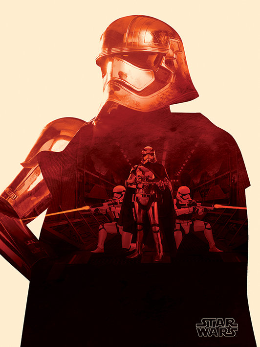 Star Wars Episode VII 'Captain Phasma Tri - Print, Paper