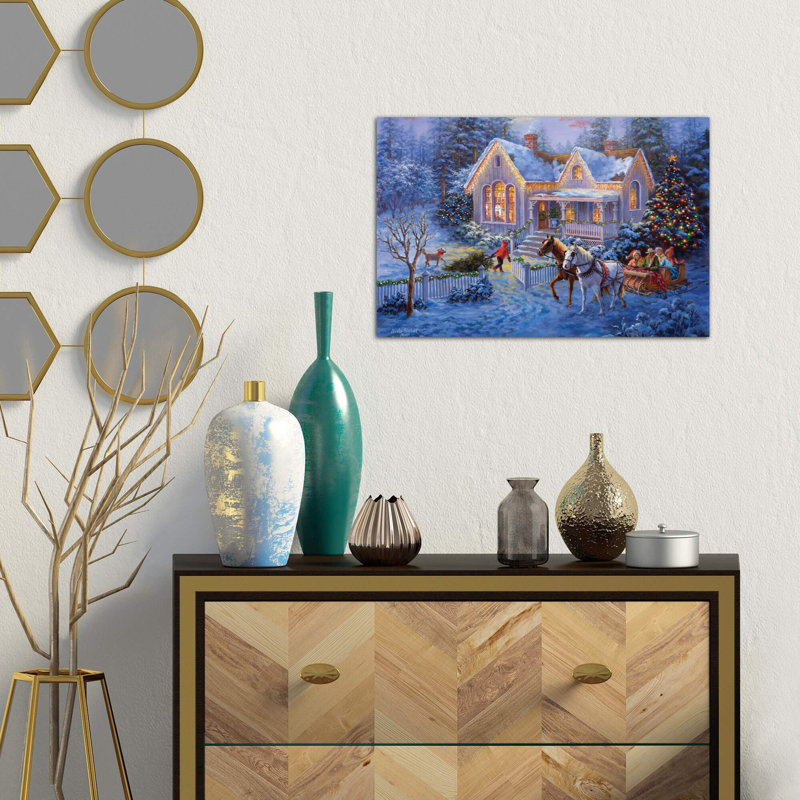Welcome Home by Nicky Boehme - Print on Canvas, No Frame, 152.5 cm H x 101.5 cm W x 3.175 cm D